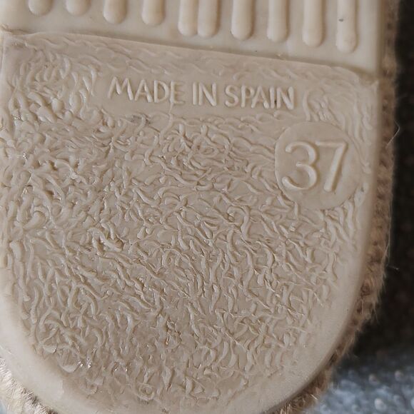 Sam Edelman ilia Gold Satin Ribbon Ankle Tie Closed Toe Espadrille Sandals - Picture 6 of 11